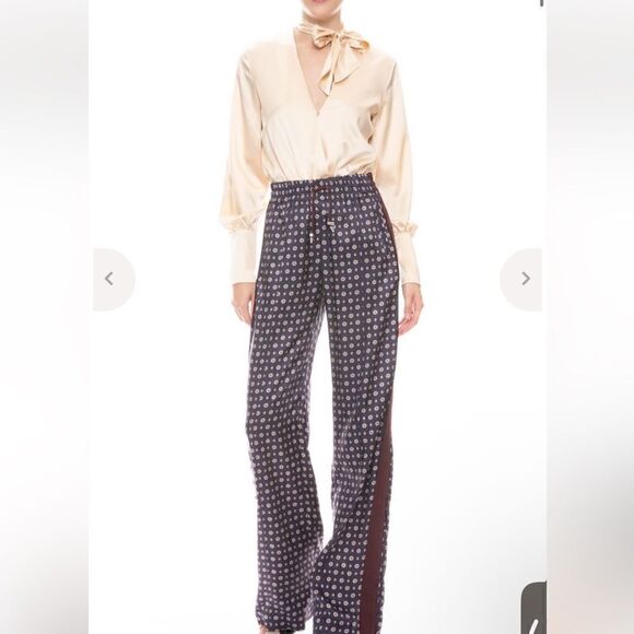 Jonathan Simkhai Tops - NEW JONATHAN SIMKHAI CHARMEUSE WRAP FRONT BODYSUIT SMALL